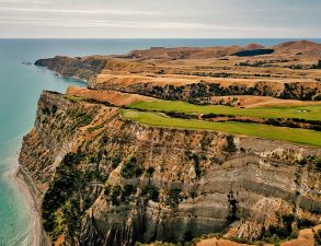Cape Kidnappers 15th Aerial Side